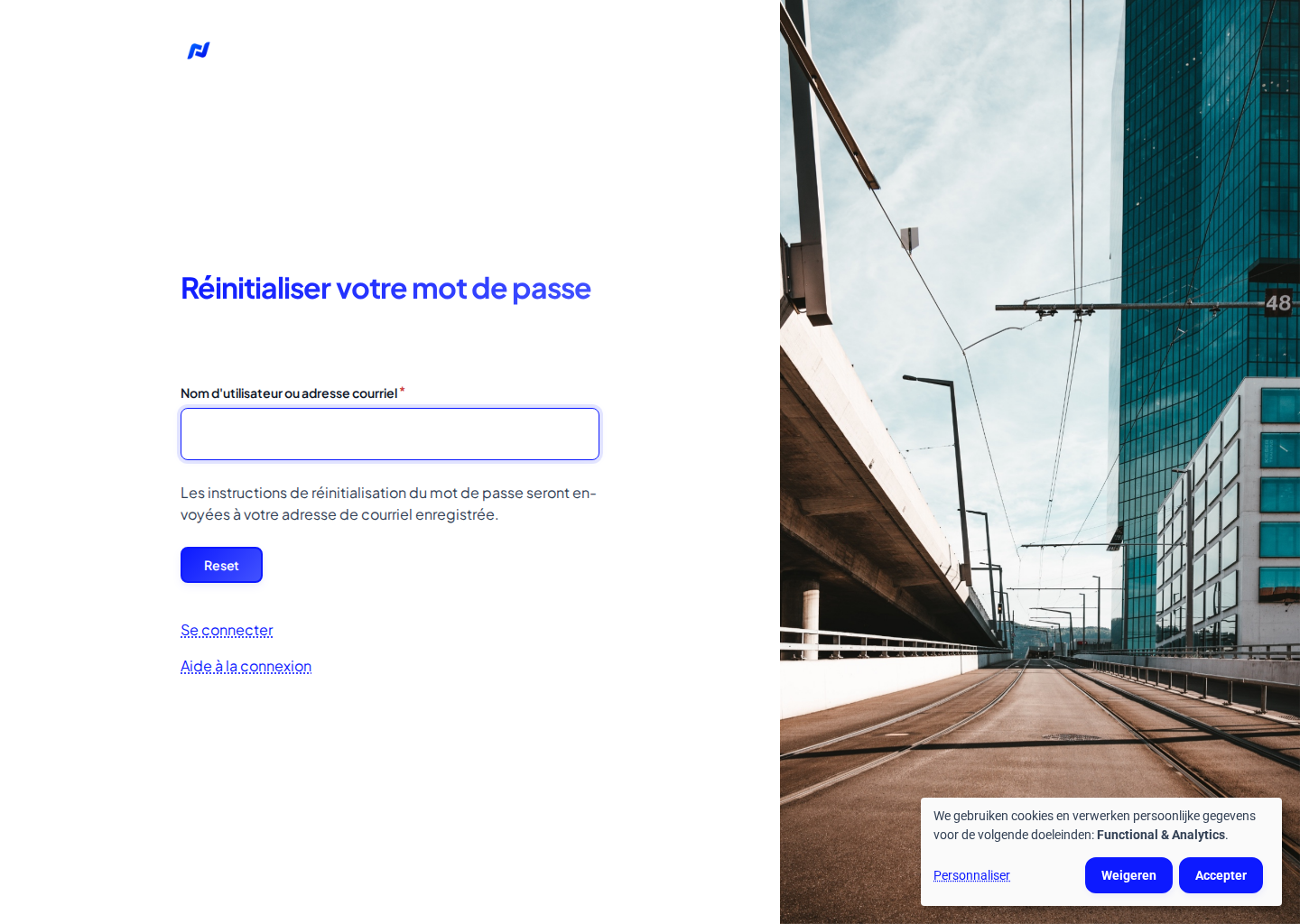 Réinitialiser votre mot de passe