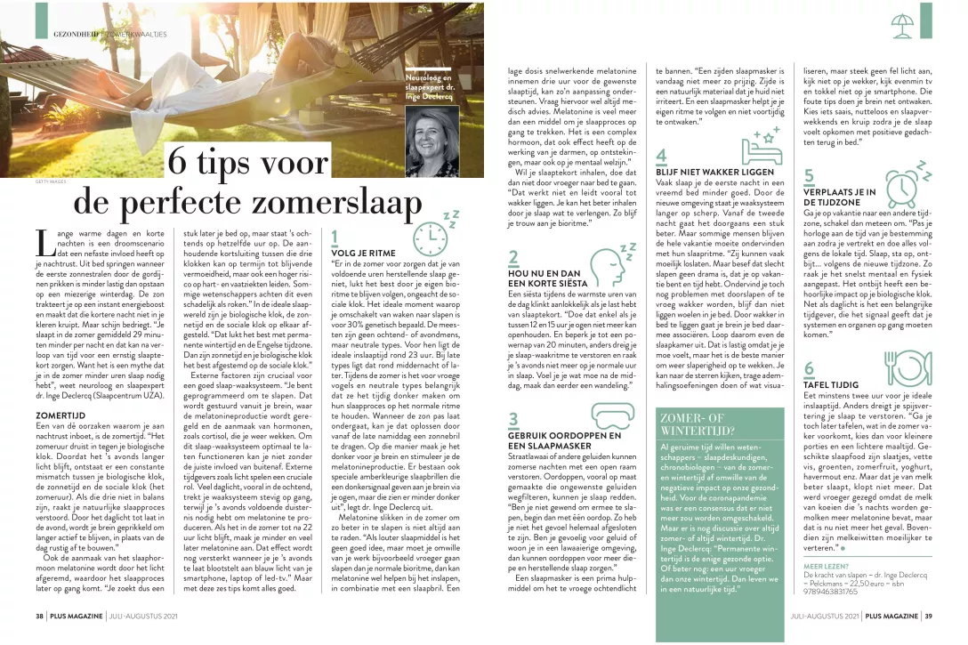 Bigger view of 6 tips voor de perfecte zomerslaap
