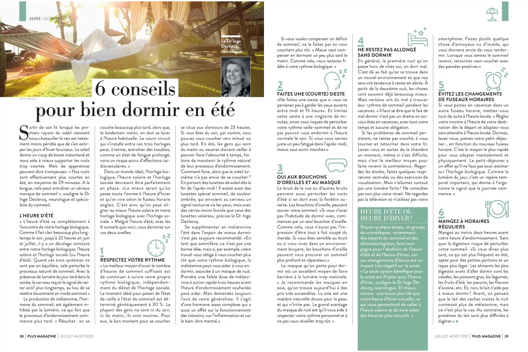 6 conseils pour bien dormir en été